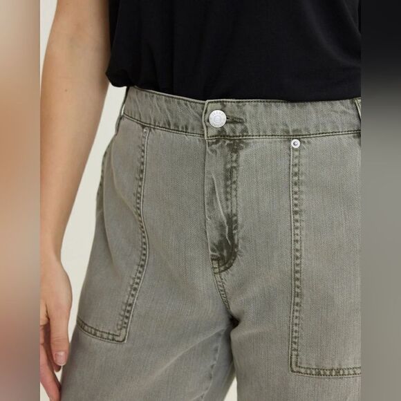 New With Tags Reitmans Size 32 Straight-Leg Mid-Rise Utility Pant - Picture 6 of 11